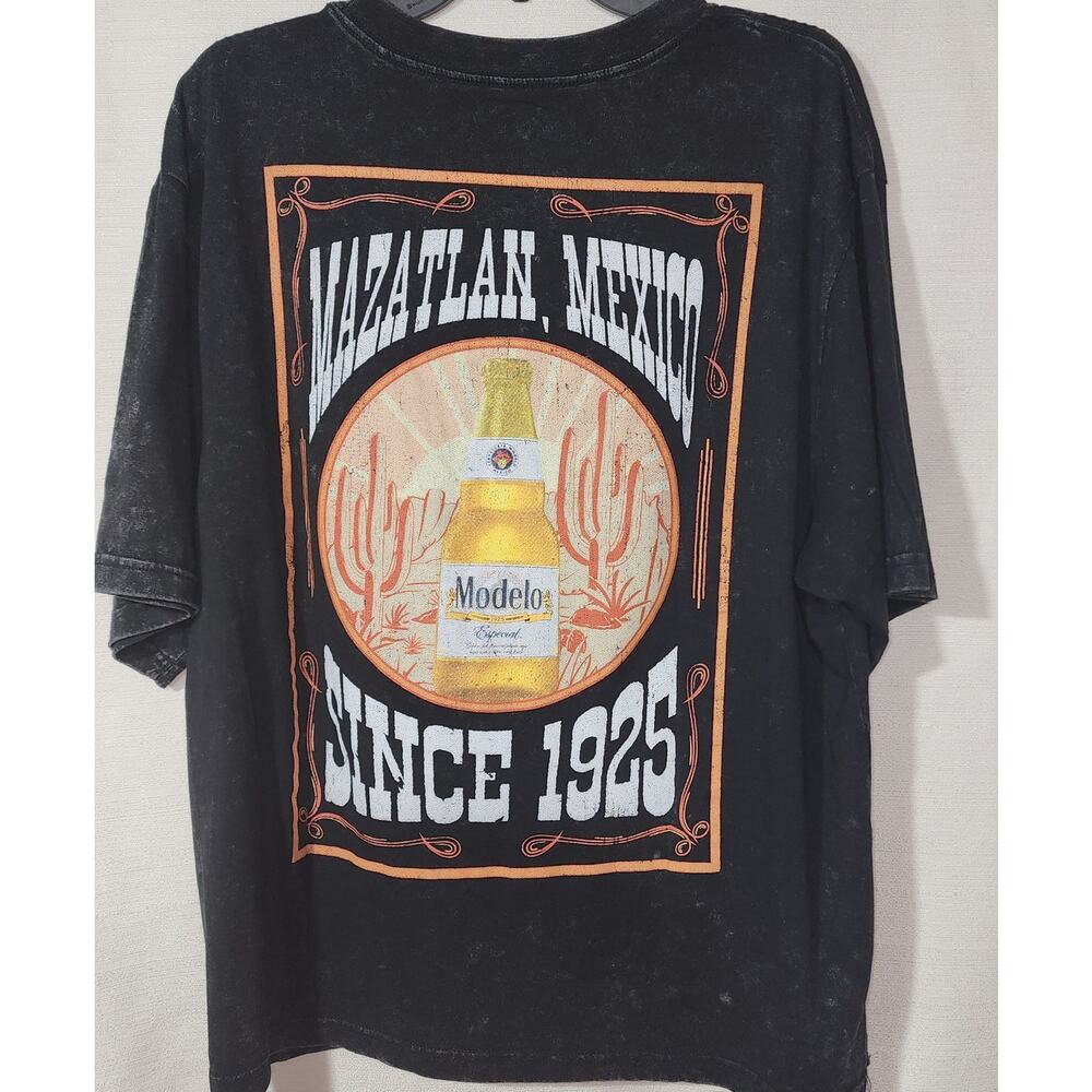 Modelo men's Large black shirt NWT